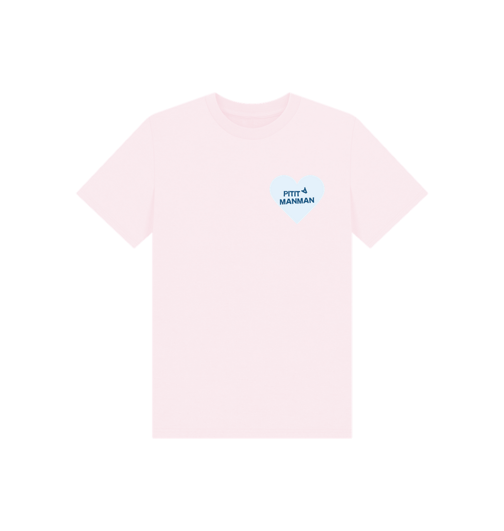Pink Printed Kids T-Shirt Front