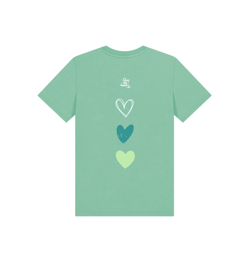 Peppermint Printed Kids T-Shirt Back
