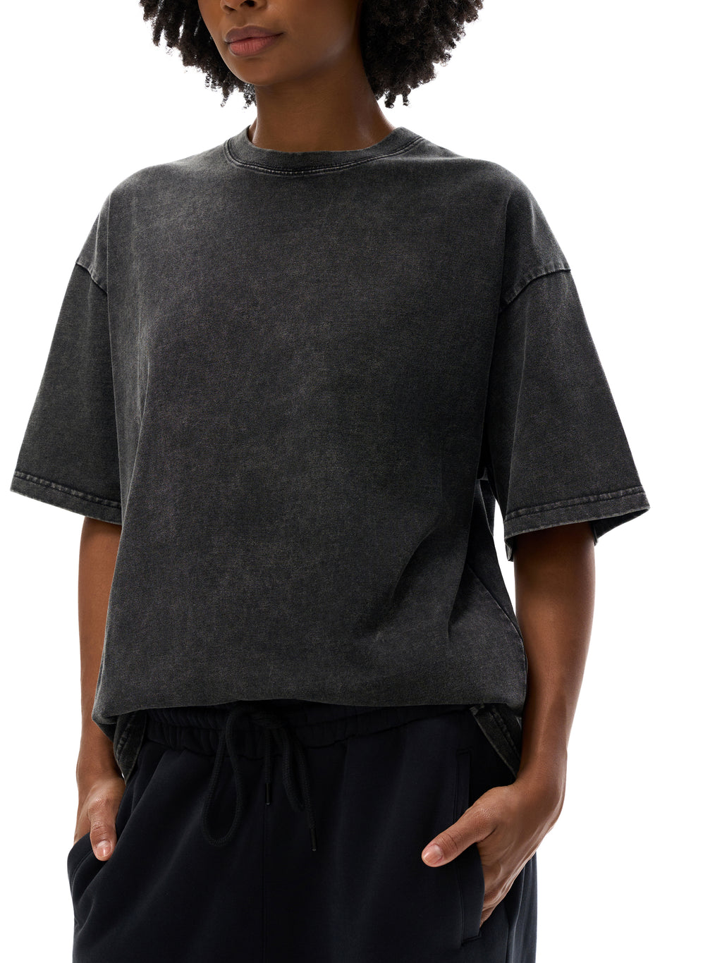 Arc-en-Terre - T-shirt effet lavé TOUT LANMOU SE LANMOU