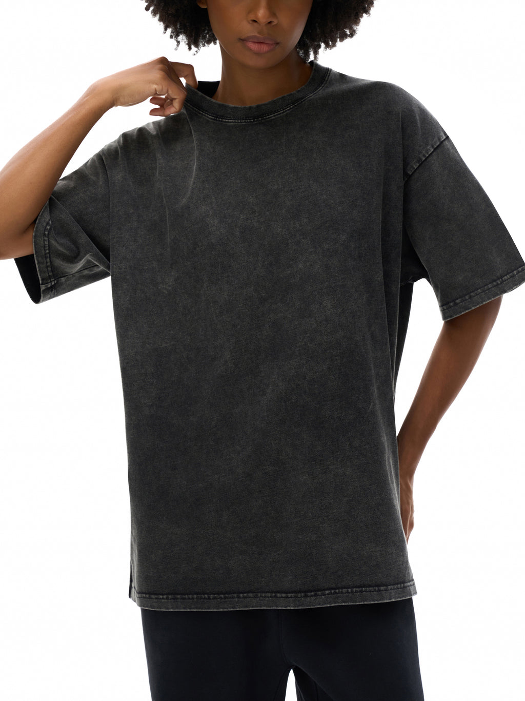 Arc-en-Terre - T-shirt effet lavé TOUT LANMOU SE LANMOU